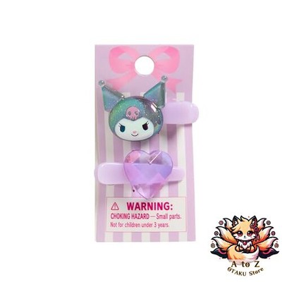 NEW Sanrio Kuromi Mini Hair Clip Set of 2 176915 | eBay