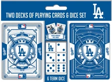 MasterPieces - Los Angeles Dodgers - MLB 2-Pack Playing Cards & Dice Set