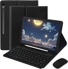 Keyboard Case for Samsung Galaxy Tab S10 Lite / S10 FE / S9 FE / S9 10.9-11 Inch