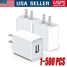 Universal 5V 1A US Plug USB AC Wall Charger Power Adapter For Smart Phone Lot