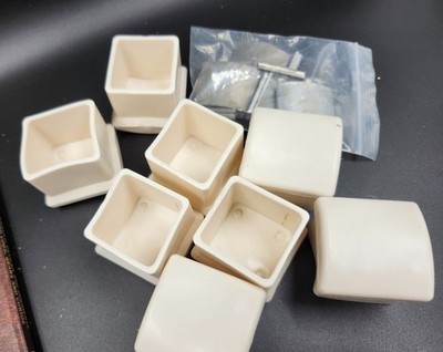 8 Pack Ladder Stabilizer Rubber End Caps Replacement for Extension AC78 AC76