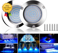 90Led Boat Marine Led Underwater Light Stainless Steel Waterproof Surface Mount