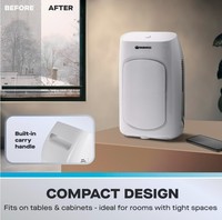 DAEWOO 2000ml Electric Mini Dehumidifier for Moisture & Mould 20m² (Ex-Display)