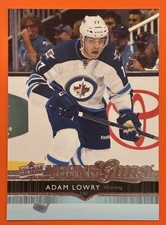 2014-15 Upper Deck Adam Lowry Young Guns Rookie RC #249 Hockey Winnipeg Jets