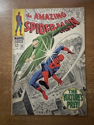 Amazing Spider-Man #64 VG Marvel 1968 Vulture