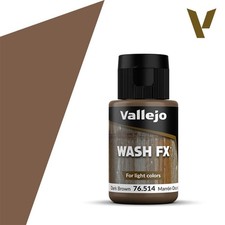 76.514 Lavis Marron Foncé VALLEJO MODEL WASH 35ml