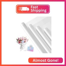 REAXYZNN 20 Sheets Flower Wrapping Paper, Waterproof Floral Wrapping Paper with