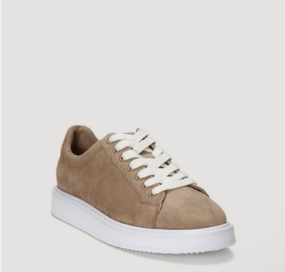 Ralph Lauren Angeline II sneakers in a camel suede color