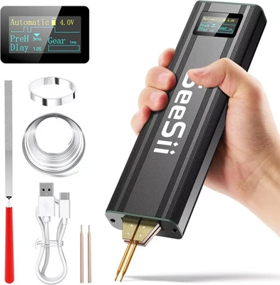 Seesii Battery Spot Welder with 5.0Ah Battery,Upgraded Handheld Mini Spot Welder