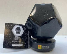 Playshion Stars Galaxy Star LED Night Light Projector Black New In Open Box
