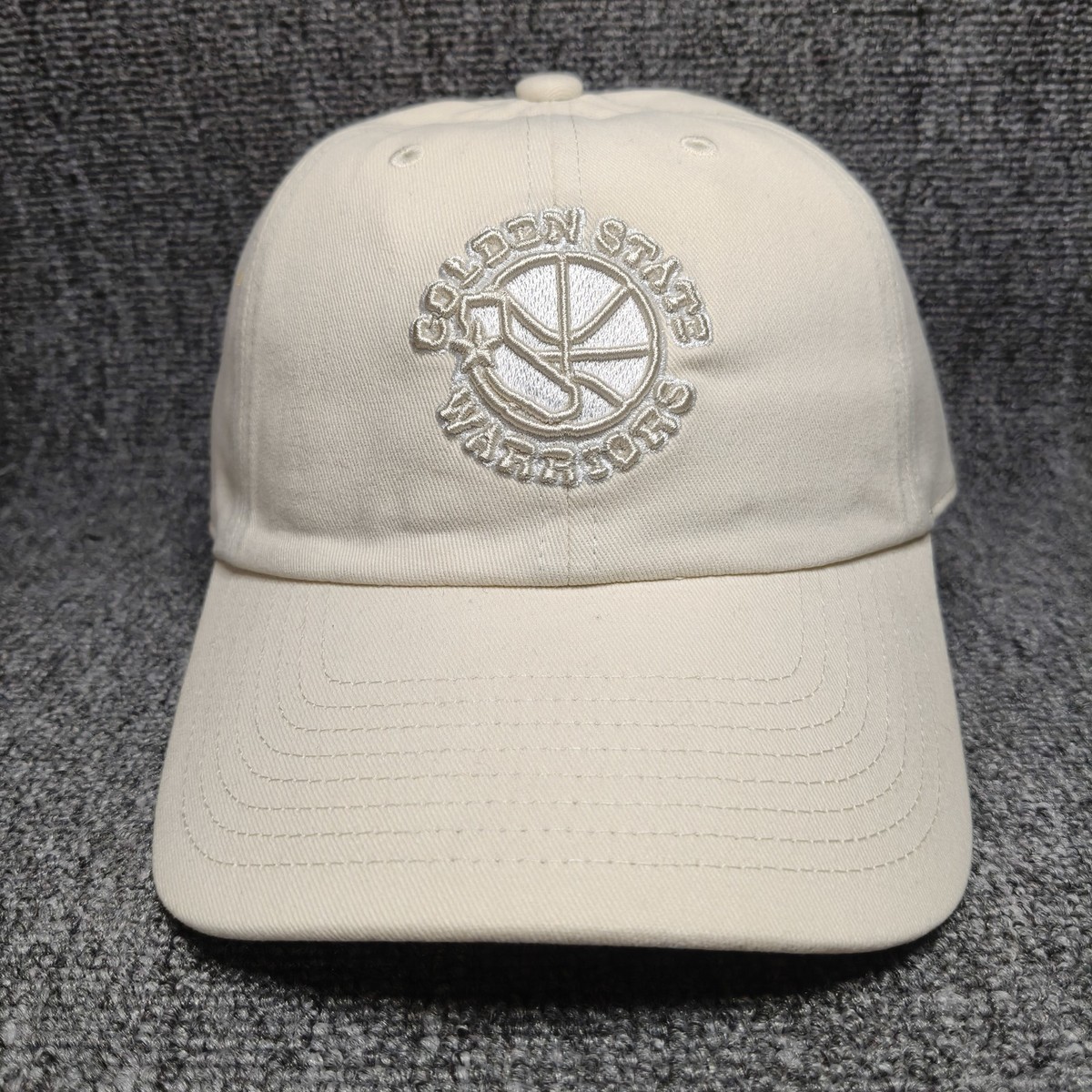 Mitchell & Ness Golden State Warriors NBA Beige Hat Cap