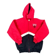 Vintage 90s Logo 7 Chicago Bulls Puffer Jacket Youth XL NBA Jordan