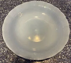 vintage ribbed pyrex 7.75" delphite blue serving bowl