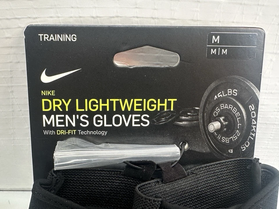 耐克训练手套男式中号 Dri-Fit 核心锁 2.0 健身房锻炼轻便 — 第 4/4 张图片