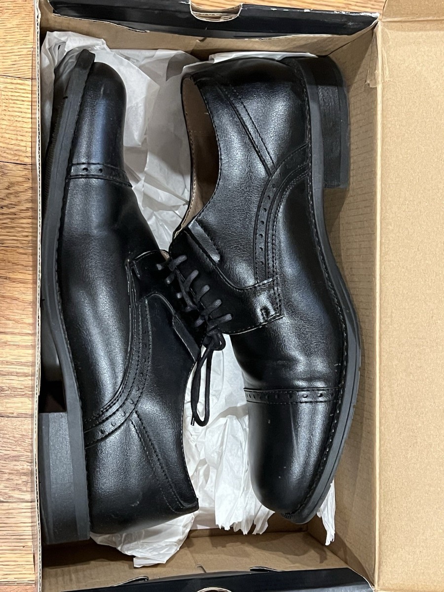 wide black dress shoes for men Men`s Wide Width Black Mauricio Dress Shoe 12 / Black