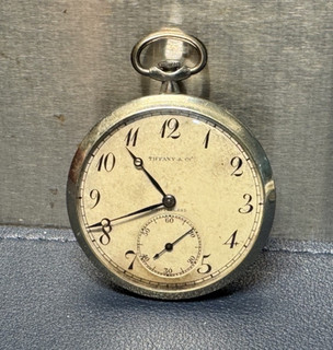 Tiffany & Co. Pocket Watch 21 Jewels by AGASSIZ WATCH COMPANY 44mm Across