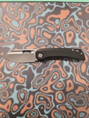 EMPEDC Relative Frame Lock MagnaCut Knife Black Titanium (3.4'' Stonewash)