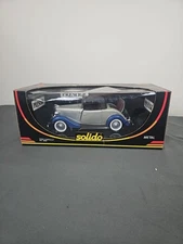Vintage Solido Prestige Ford Cabriolet 1/18 Scale Die Cast Metal Made in France