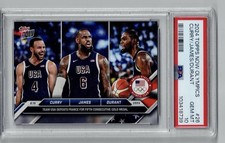 2024 Topps Now Olympic- LeBron James, Stephen Curry, Kevin Durant #26