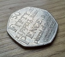 Fifty Pence JOHNSON