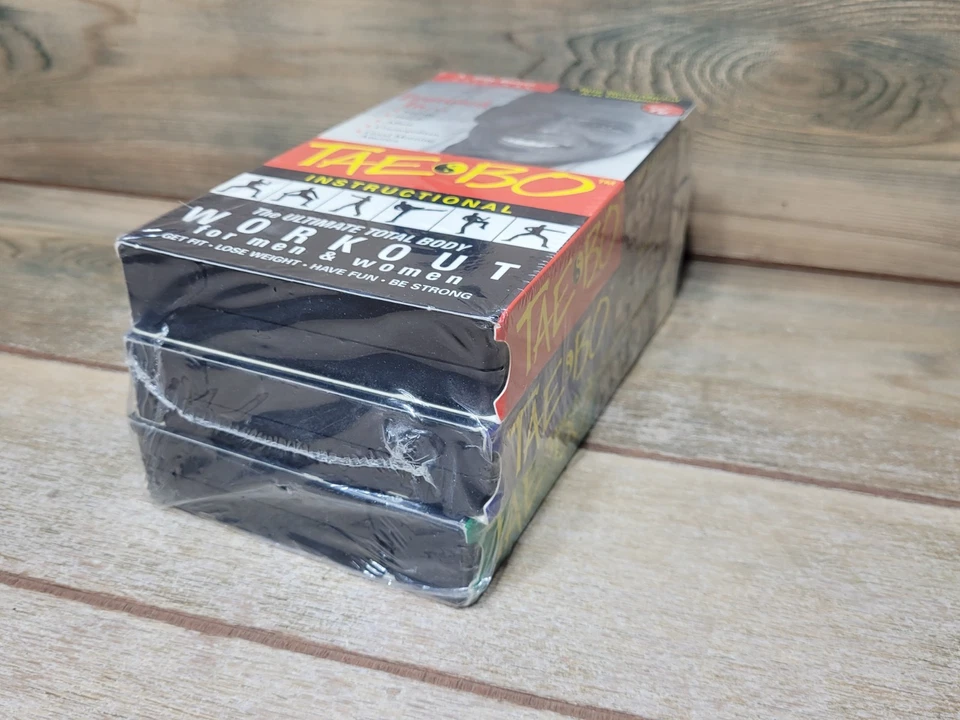 Tae-Bo SET x3 VHS SEALED ~ Total Body Workout Tapes ~ Billy Blanks Fitness - Image 4 of 4