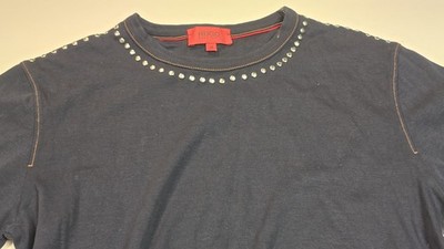 Mens High Fasion HUGO BOSS RED LABEL long Sleeve Chrome Rivet Top