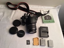 Canon EOS Digital Rebel XSi 12.2MP SLR Camera w/ 18-55mm Lens Extras READ