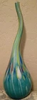 Murano Style Long Neck Vase