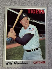 1970 Topps Bill Freehan Card #335 Detroit Tigers