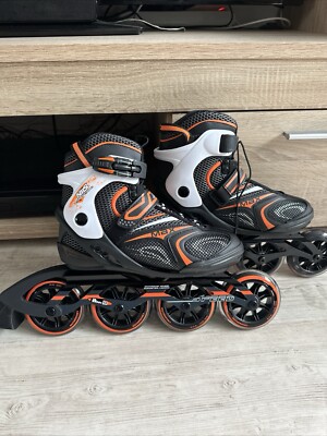 Speedskates Inlineskates Herren 100/80A PU Speed Skates ABEC-9 Inliner Gr.40