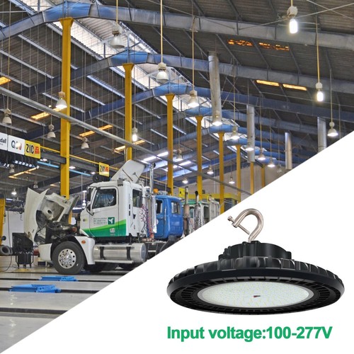 150W LED Dimmable UFO High Bay Light IP65 Industrial Gym Warehouse Lights 5700K - Picture 4 of 8