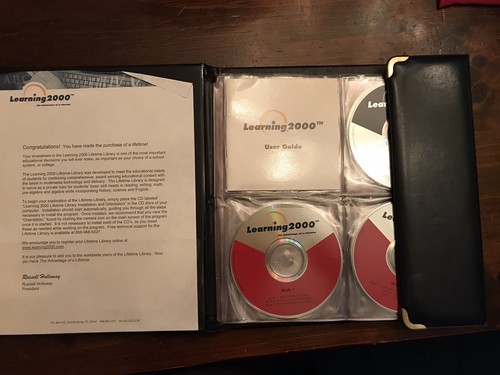 Learning 2000 / the Advantage of a Lifetime Math Algebra Reading Writing 47 Cds - Picture 2 of 2