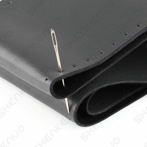 Car Accessories Steering Wheel Cover Black Leather Anti-slip 15''/38cm Universal - Foto 6 di 11