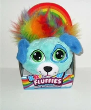 RAINBOW FLUFFIES 12" INCH PLUSH UNHIDE THE RAINBOW INSIDE BLUE PUPPY DOG NEW