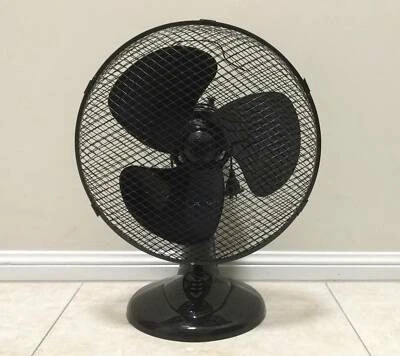 Black 30cm Desk Fan Barely Used And In Mint Condition Other