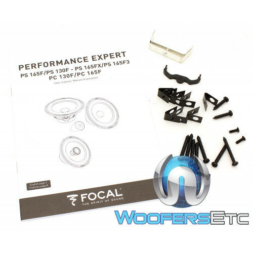 FOCAL PS-165F 6.5" 70W RMS FLAX CAR COMPONENT SPEAKERS TWEETERS CROSSOVERS NEW