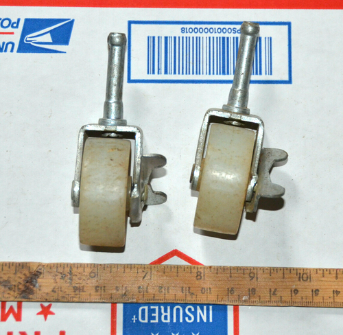 2er Set Haydock Strong Stabile Vintage Rollen Industrierollen Räder Feststellbar? - Bild 3 von 8