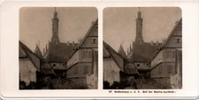 Germany, Rothenburg, Marian Pharmacy Court, Vintage Print, ca.1900, Ster