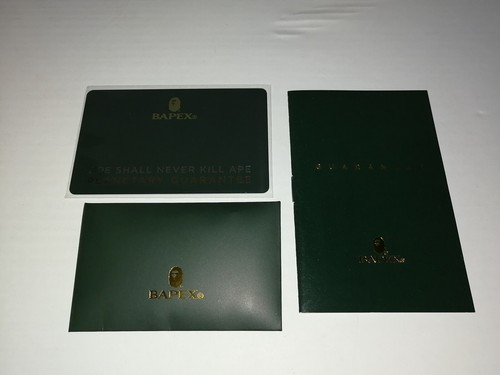 TYPE 1 BAPEX CRYSTAL STONE BATHING APE 2024 NEW FAST SHIP GREEN New - Picture 8 of 18
