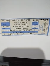 Nevada VS Boise State Dec 8 1990 Ticket Stub