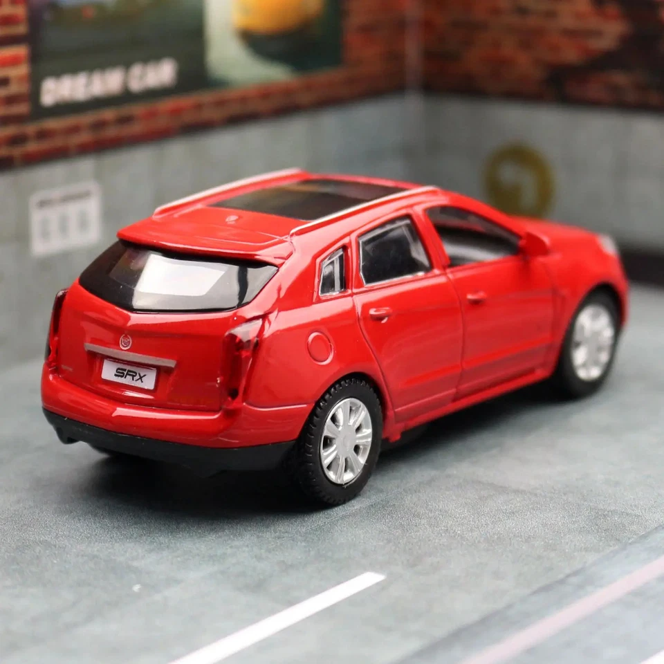 1/43 Cadillac SRX SUV Diecast Alloy Toy Car Model For Children Pull Back Vehicle - Image 4 of 4