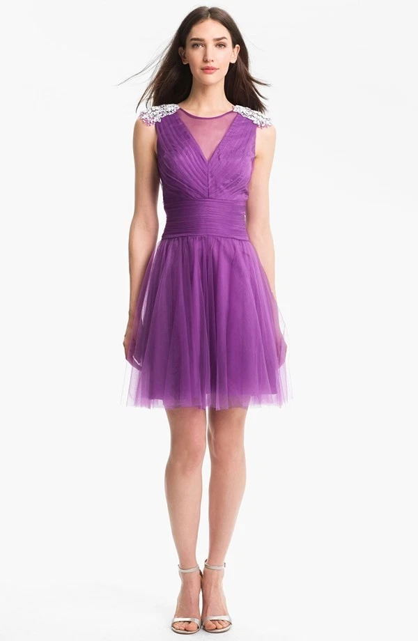 open lace back dress Amazon.com: Kathy Hilton Women's One-Shoulder Party Dress, Soft Blue, 8 US  : Clothing, Shoes & Jewelry
