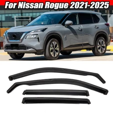 For Nissan Rogue 2021-2025 Window Visors Rain Guards Vent Deflectors In-channel