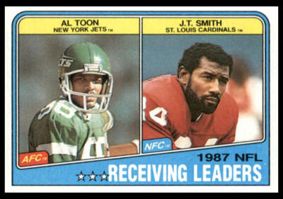 1988  Topps #216 Al Toon / J.T. Smith LL New York Jets / St. Louis Cardinals