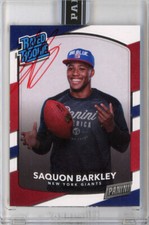 2018 PANINI - Rated Rookie Personal Edition - red ink - SAQUON BARKLEY - 4/5