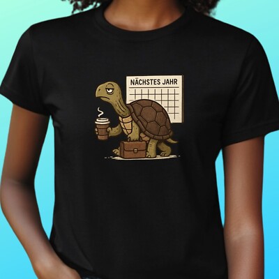 T-Shirt Ich komme gleich   Oder nächstes Jahr! Lustiger Aufschieber-Spruch Funs