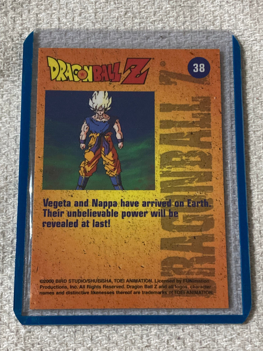 Dragon Ball Z Card #38 FUNimation Etched Foil BASE 2000 EX/EX+ | eBay