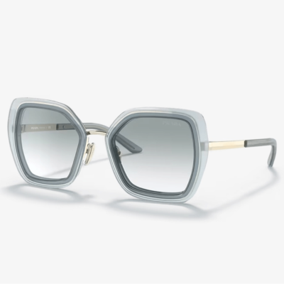 PRADA PR 53YS Gradient Sunglasses in Ceruleo Opal EUC MSRP  display picture 2