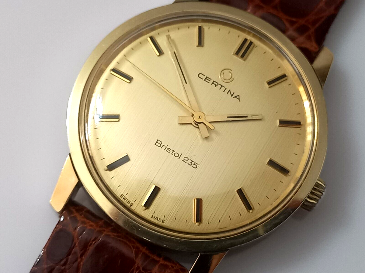 CERTINA ゴールド腕時計手巻き CERTINA セルティナ 腕時計 800 3197 25 手巻き SS ヴィンテージ