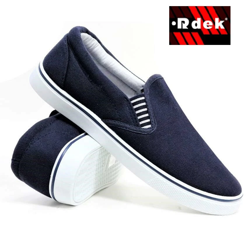 Mens Ladies Boys Slip On Canvas Espadrilles Deck Plimsolls Trainers Shoes Size